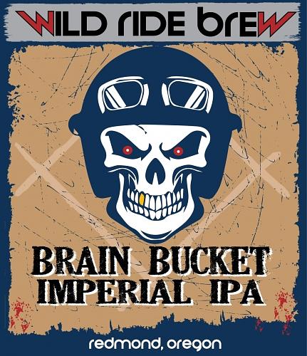 Brain Bucket Imperial IPA by Wild Ride Brewing