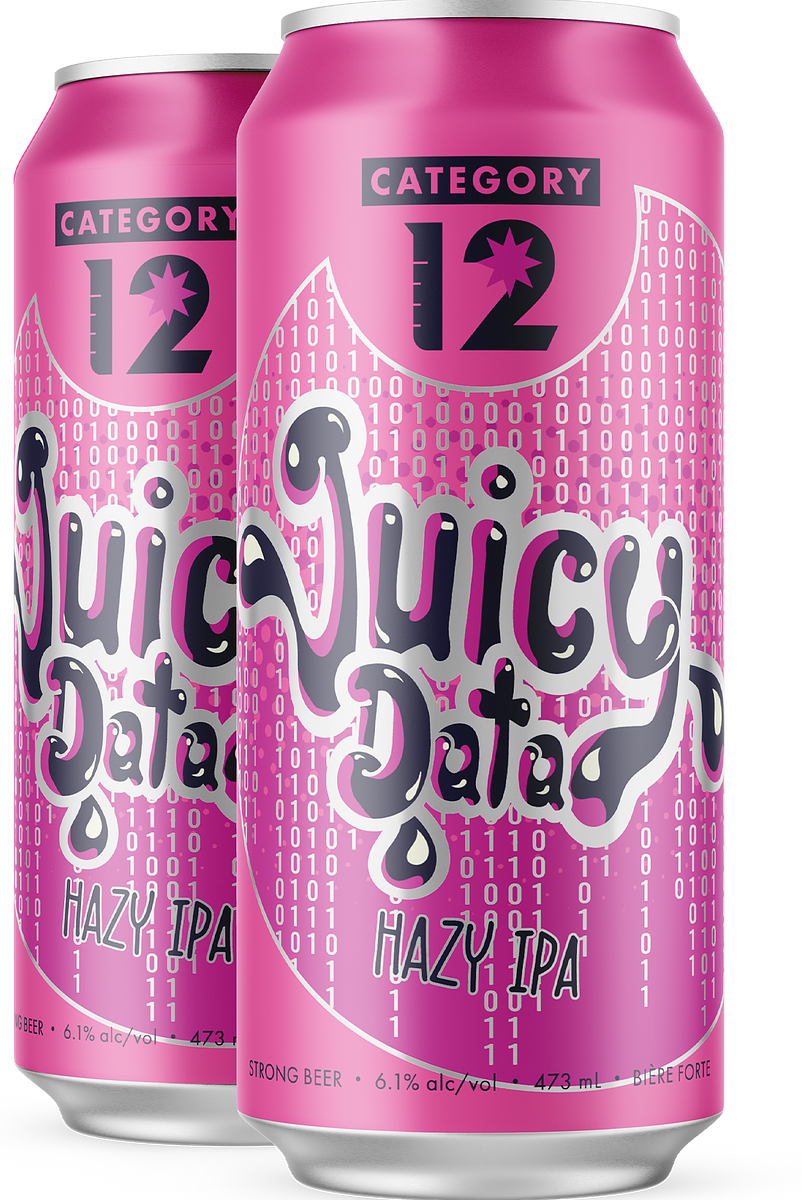 Juicy Data Hazy IPA by Category 12 Brewery