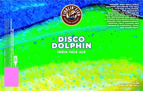 Disco Dolphin IPA by Fiddlin' Fish Brewing Company