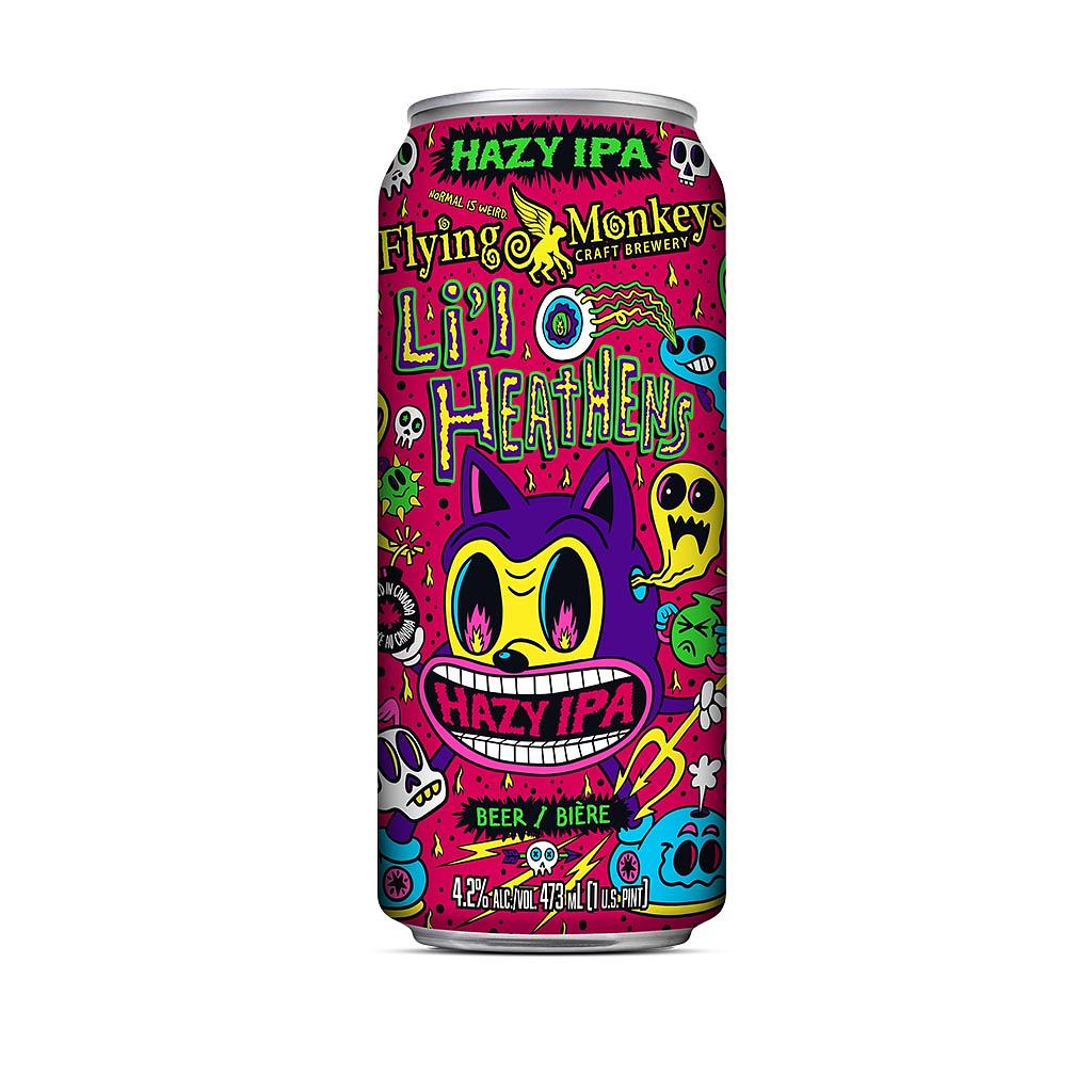 Li'l Heathens Hazy IPA by Flying Monkeys Craft Brewery