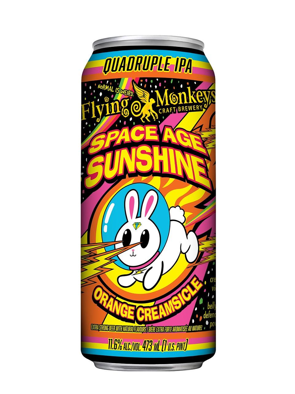 Space Age Sunshine Quadruple IPA by Flying Monkeys Craft Brewery