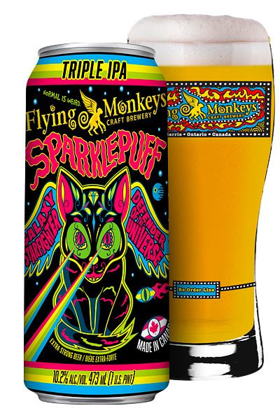 Sparklepuff Triple IPA by Flying Monkeys Craft Brewery