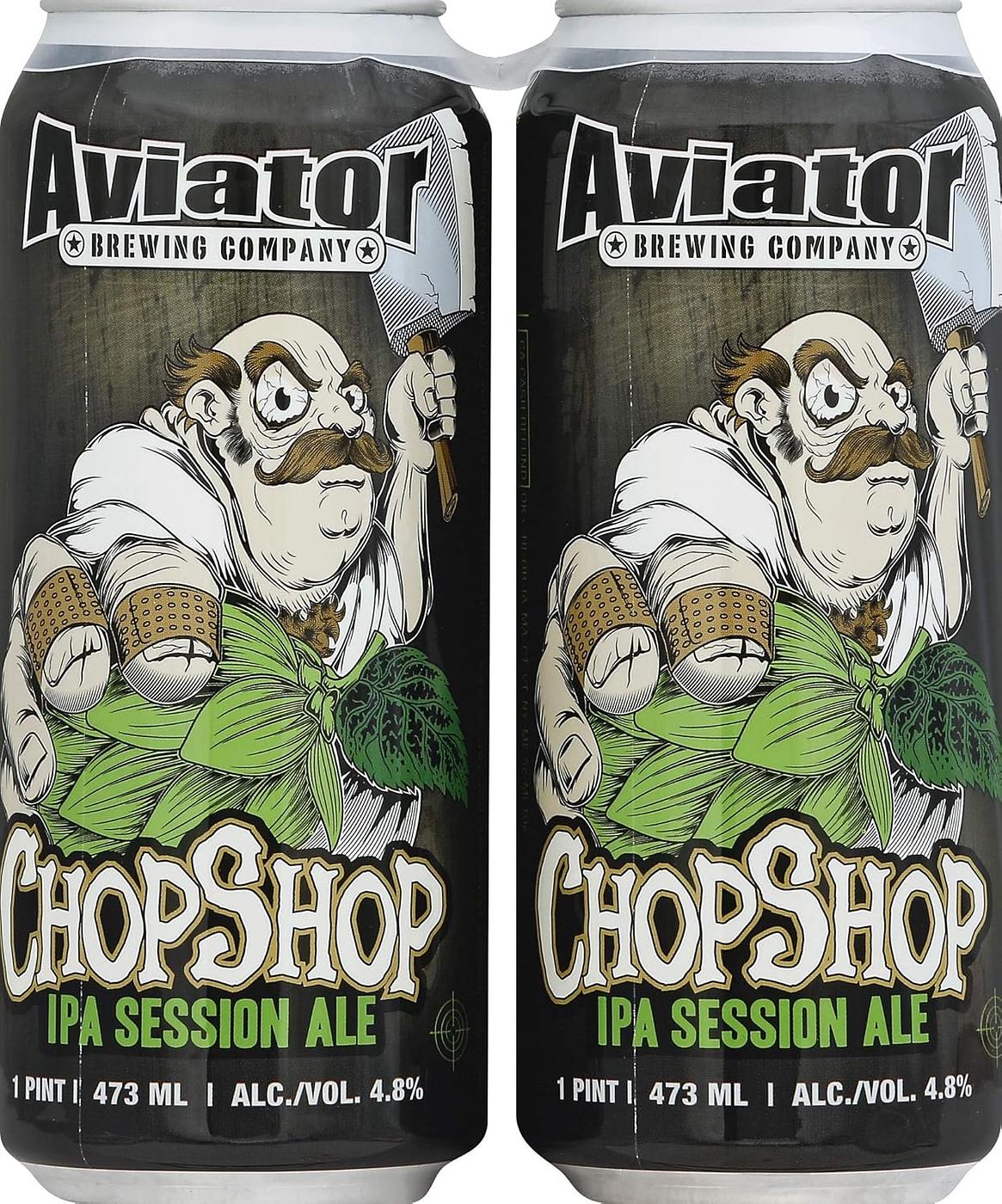 Chopshop IPA by Aviator Brewing Company