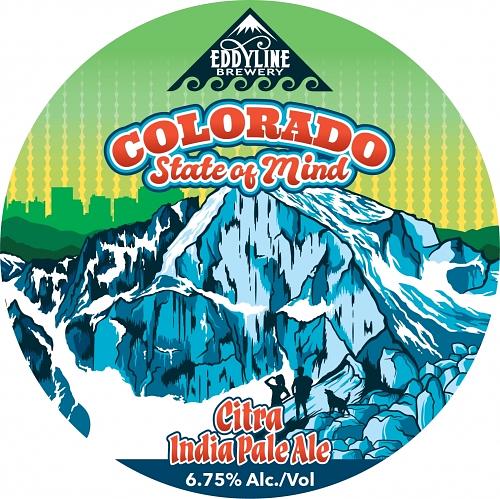 Colorado State of Mind Hazy Citra IPA by Eddyline Brewing LLC