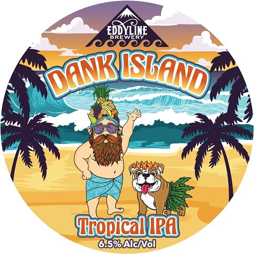 Dank Island Tropical IPA by Eddyline Brewing LLC
