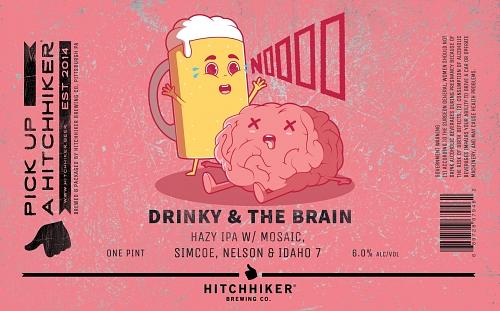 Drinky & the Brain by Hitchhiker Brewing Co.