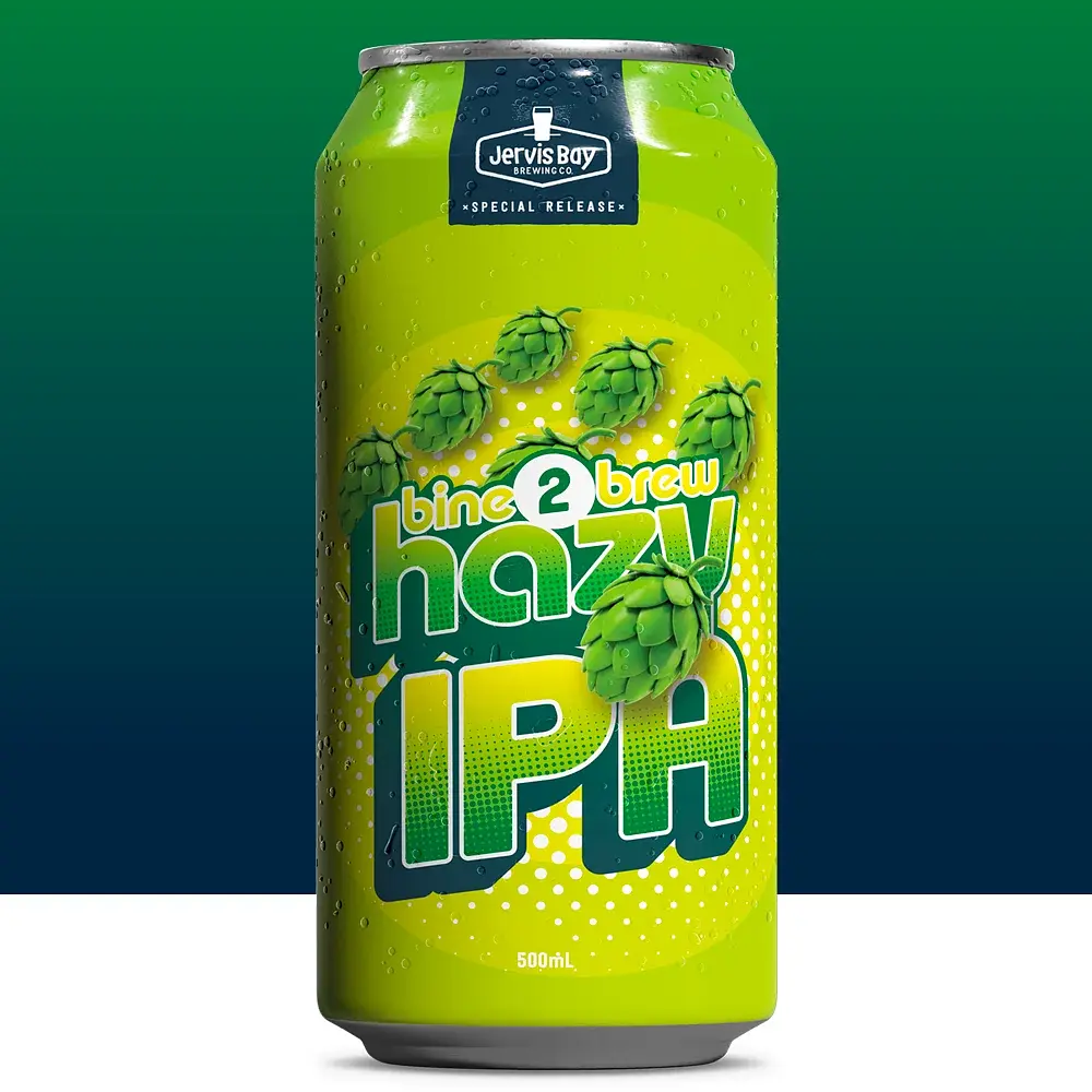 Bine 2 Brew Hazy IPA by Jervis Bay Brewing Co.