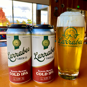 Scenic Byway Cold IPA by Larrabee Lager Co