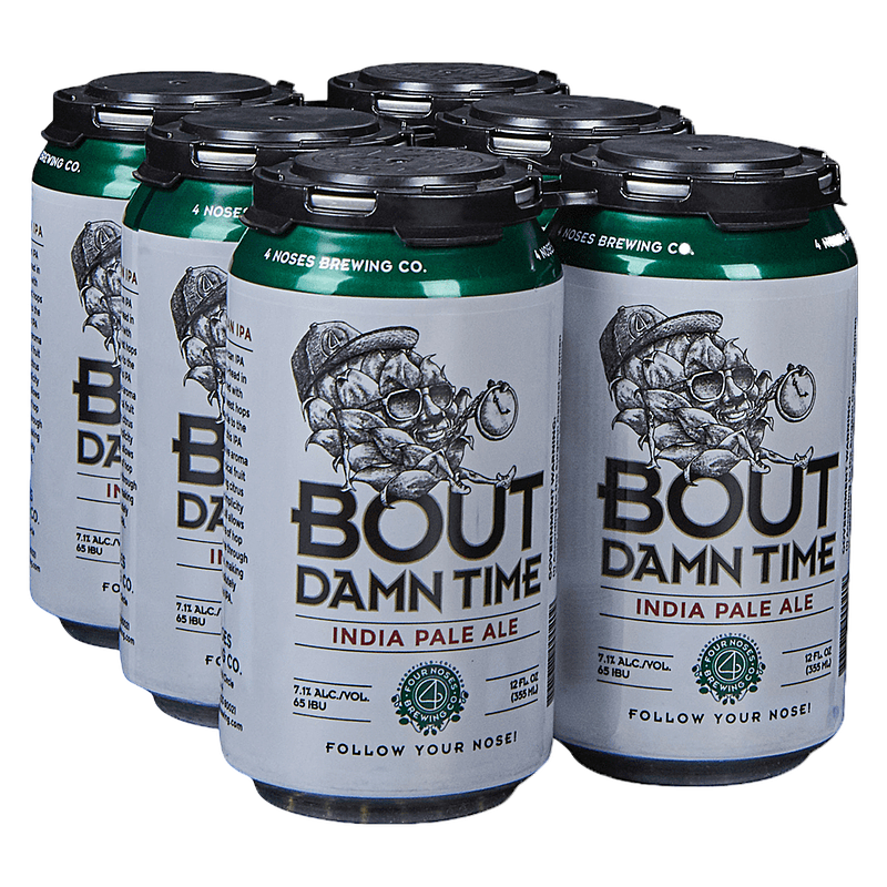 'Bout Damn Time by 4 Noses Brewing Company
