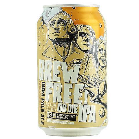 Brew Free! Or Die IPA by 21st Amendment Brewery