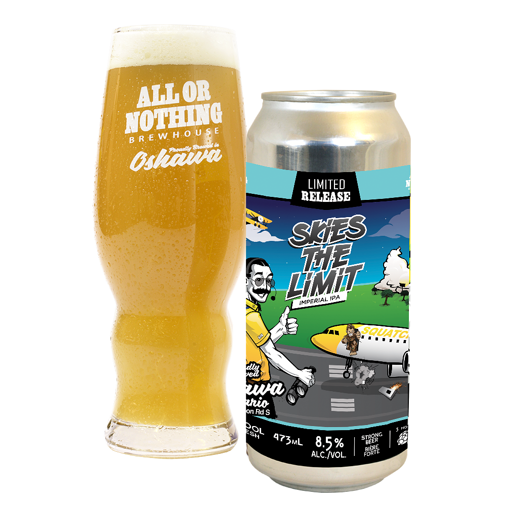 Skies The Limit Imperial IPA by All or Nothing Brewhouse