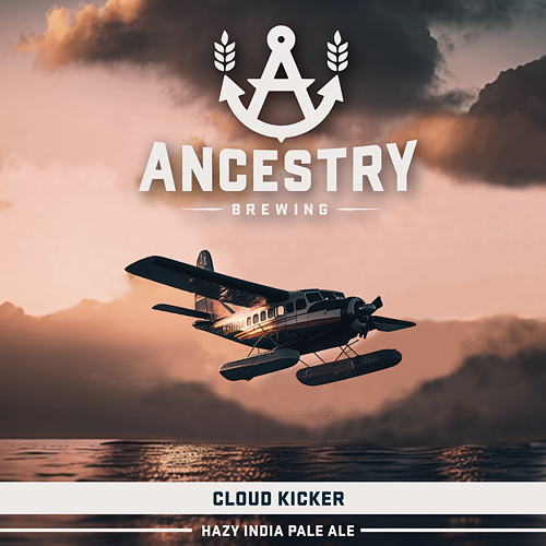 Cloud Kicker Hazy IPA by Ancestry Brewery