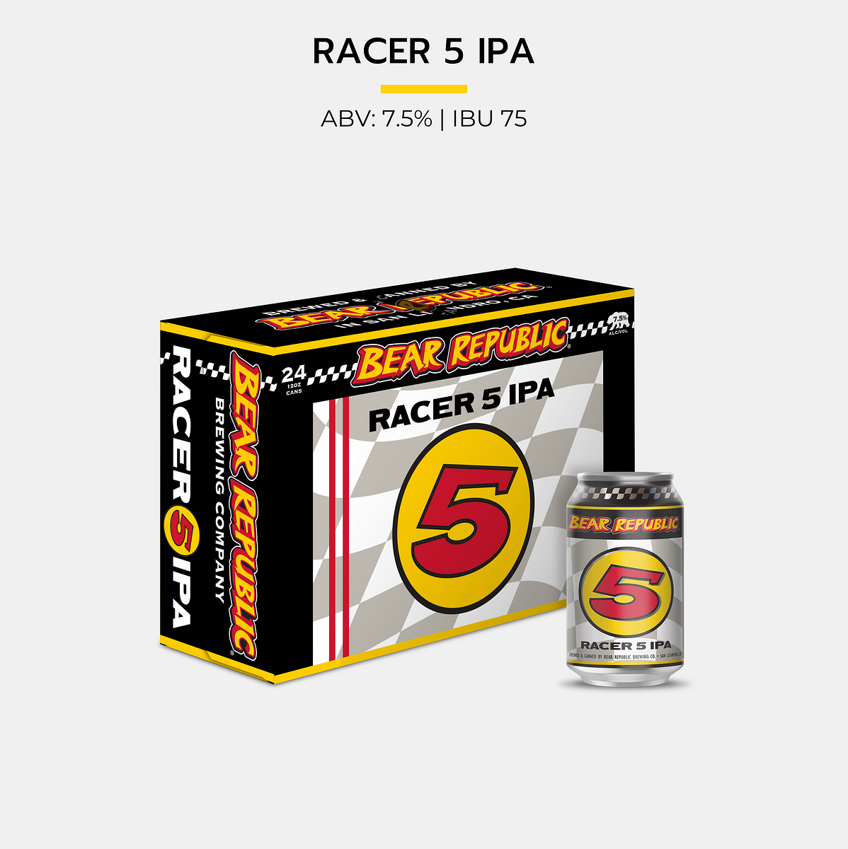 Racer Zero Non-Alcoholic IPA by Bear Republic Brewing Co Pub & Restaurant - Lakeside
