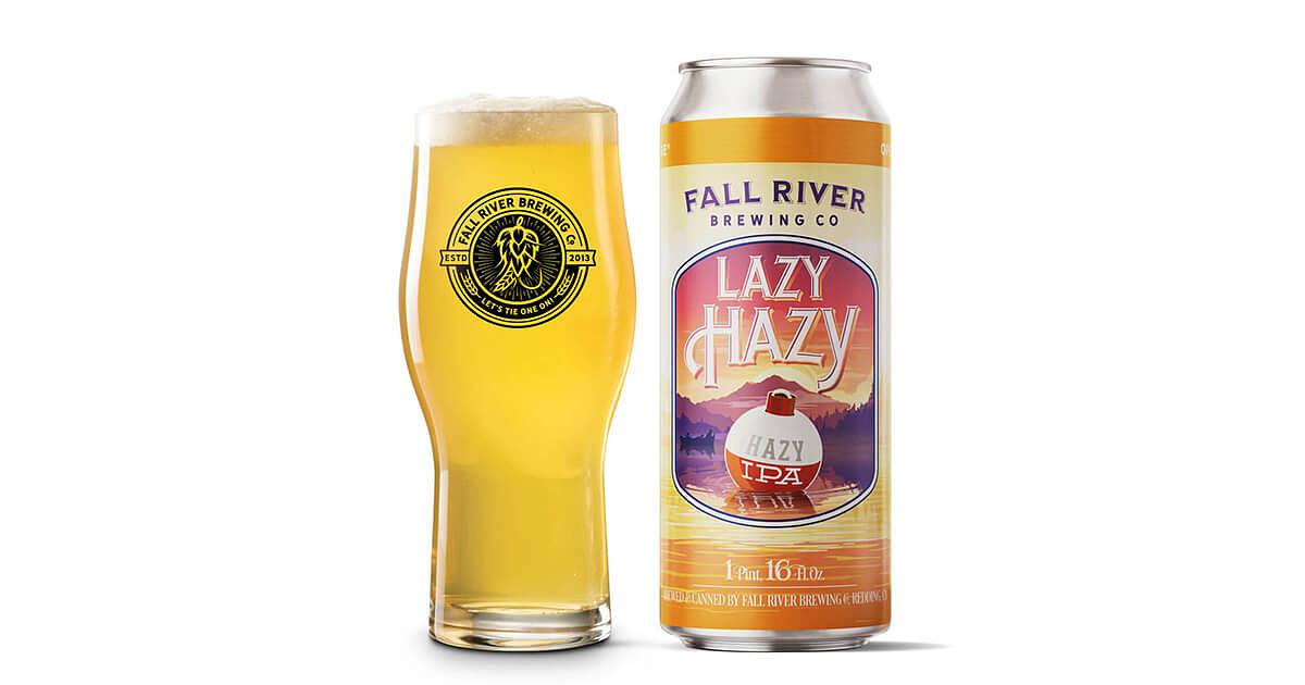 Lazy Lotus Hazy IPA by Bellevue Brewing Spring District Brewpub