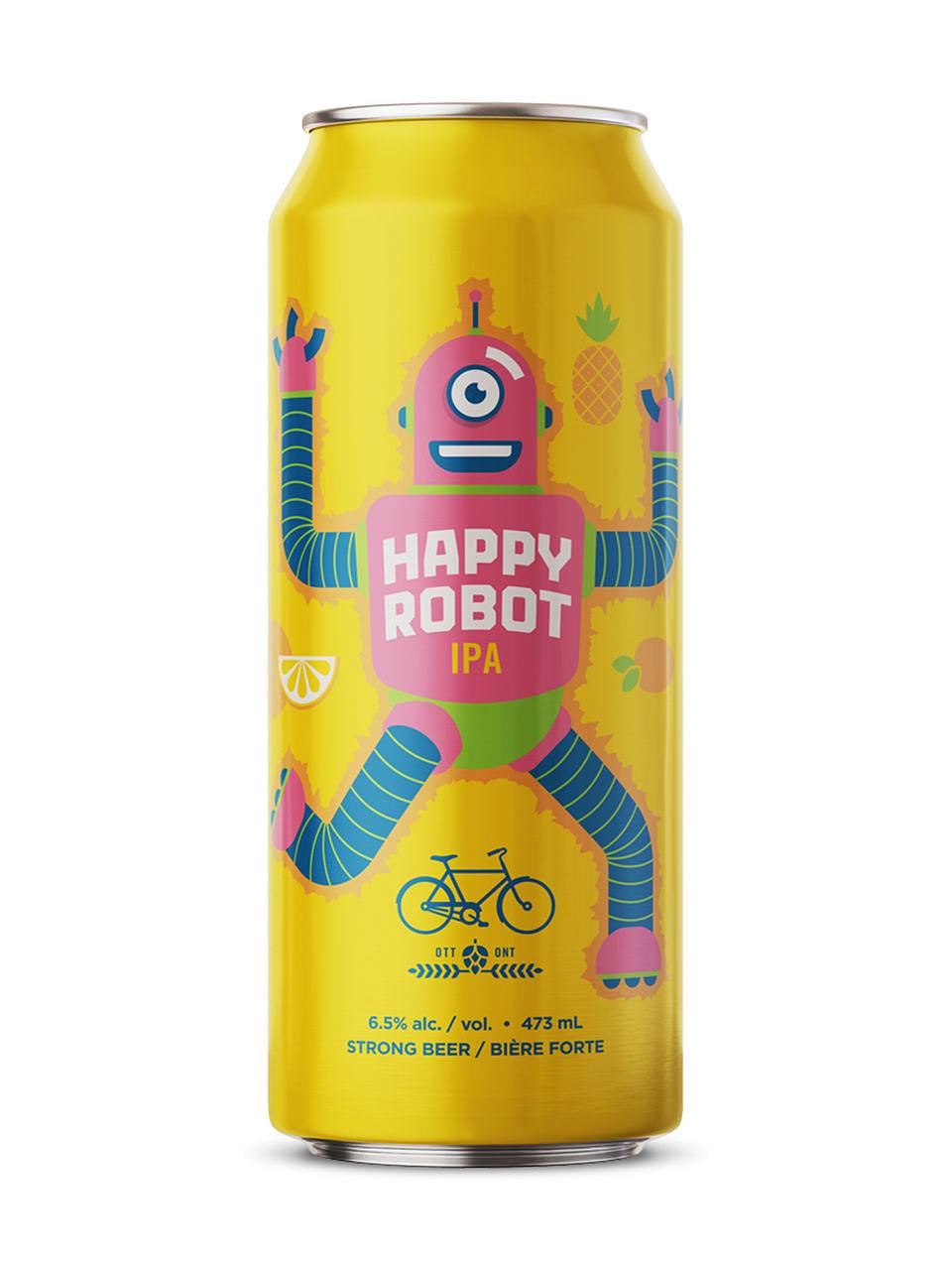 Happy Robot IPA by Bicycle Craft Brewery