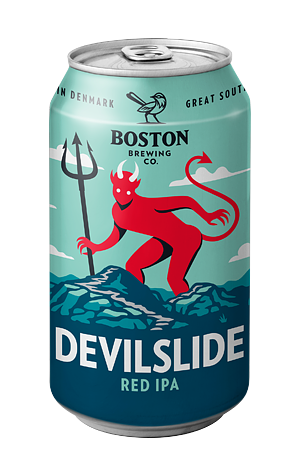 Devilslide Red IPA by Boston Brewing