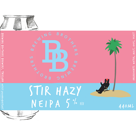 Stir Hazy NEIPA by Brewing Brothers Ltd