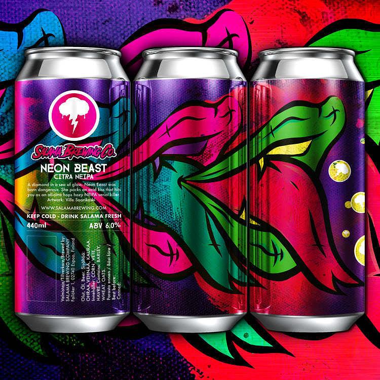 Neon Beast by Salama Brewing Co
