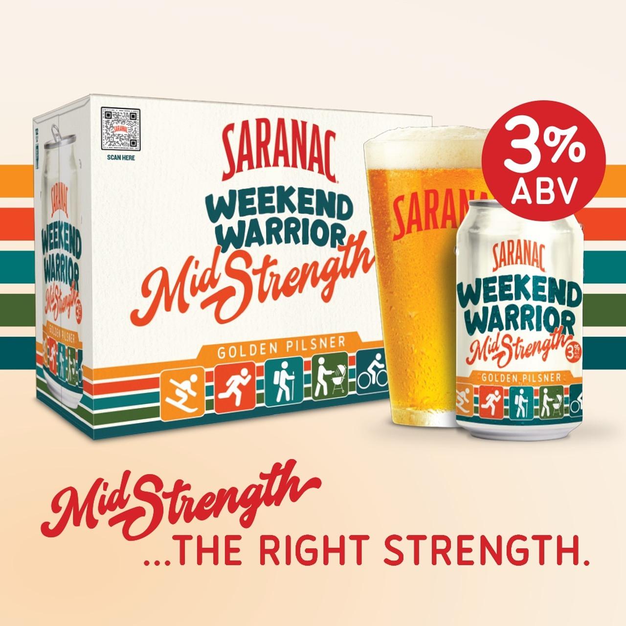 Weekend Warrior Hazy IPA by Saranac Brewery / Matt Brewing Co