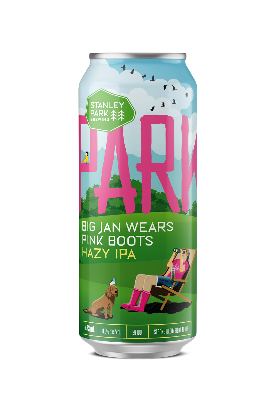 Big Jan Wears Pink Boots Hazy IPA by Stanley Park Brewing Co.