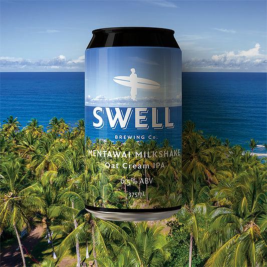 Mentawai Milkshake Oat Cream IPA by Swell Brewing Co.