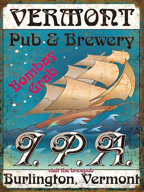 Bombay Grab IPA by Vermont Pub and Brewery