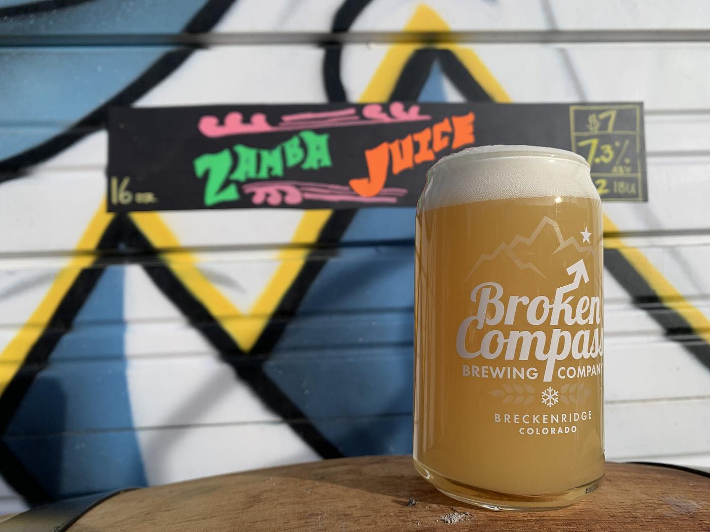 Zamba Juice Hazy IPA by Broken Compass Brewing