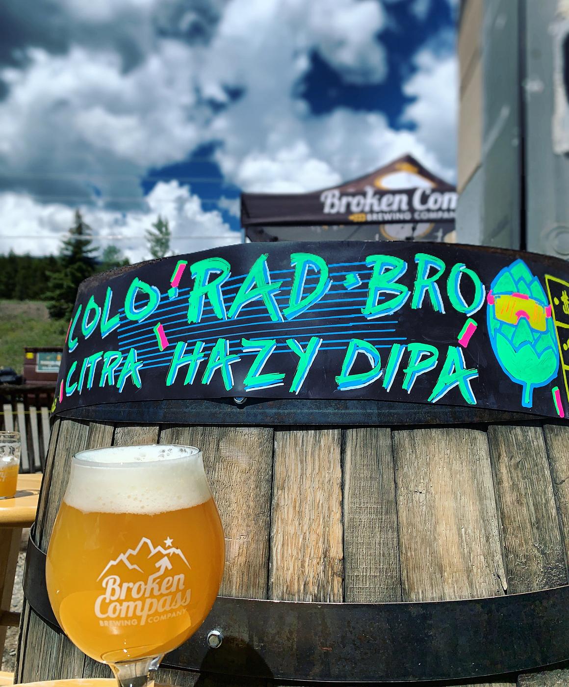 Colo-Rad-Bro Citra Double IPA by Broken Compass Brewing