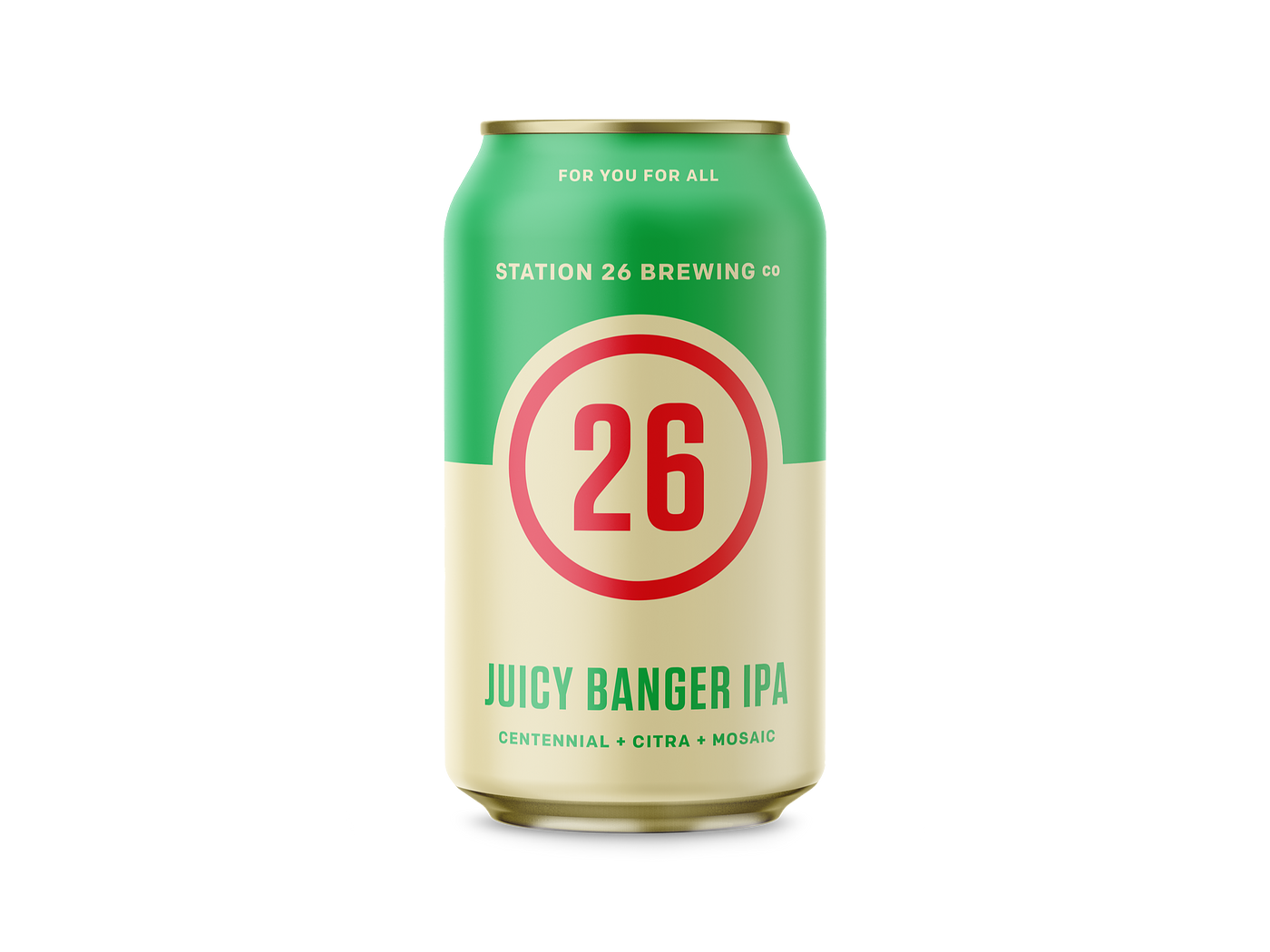 Juicy Banger IPA by Station 26 Brewing Co