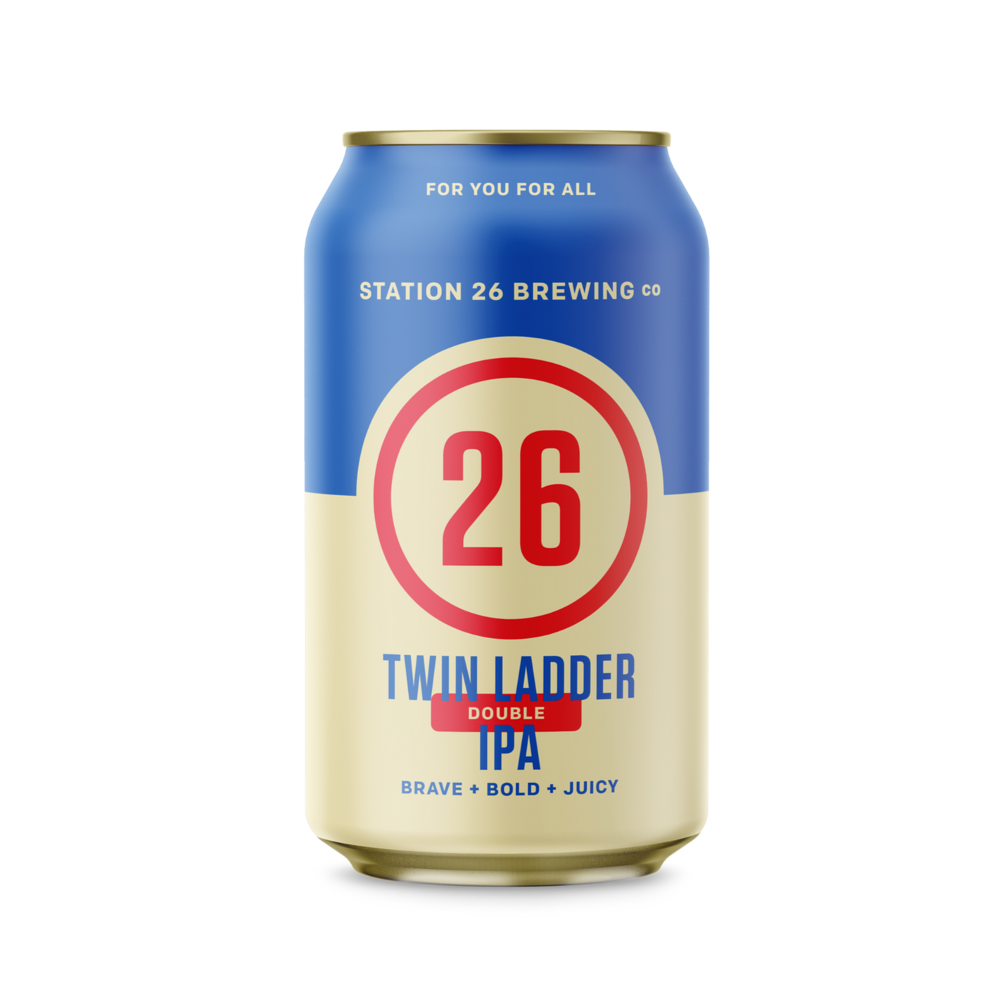 Twin Ladder Double IPA by Station 26 Brewing Co