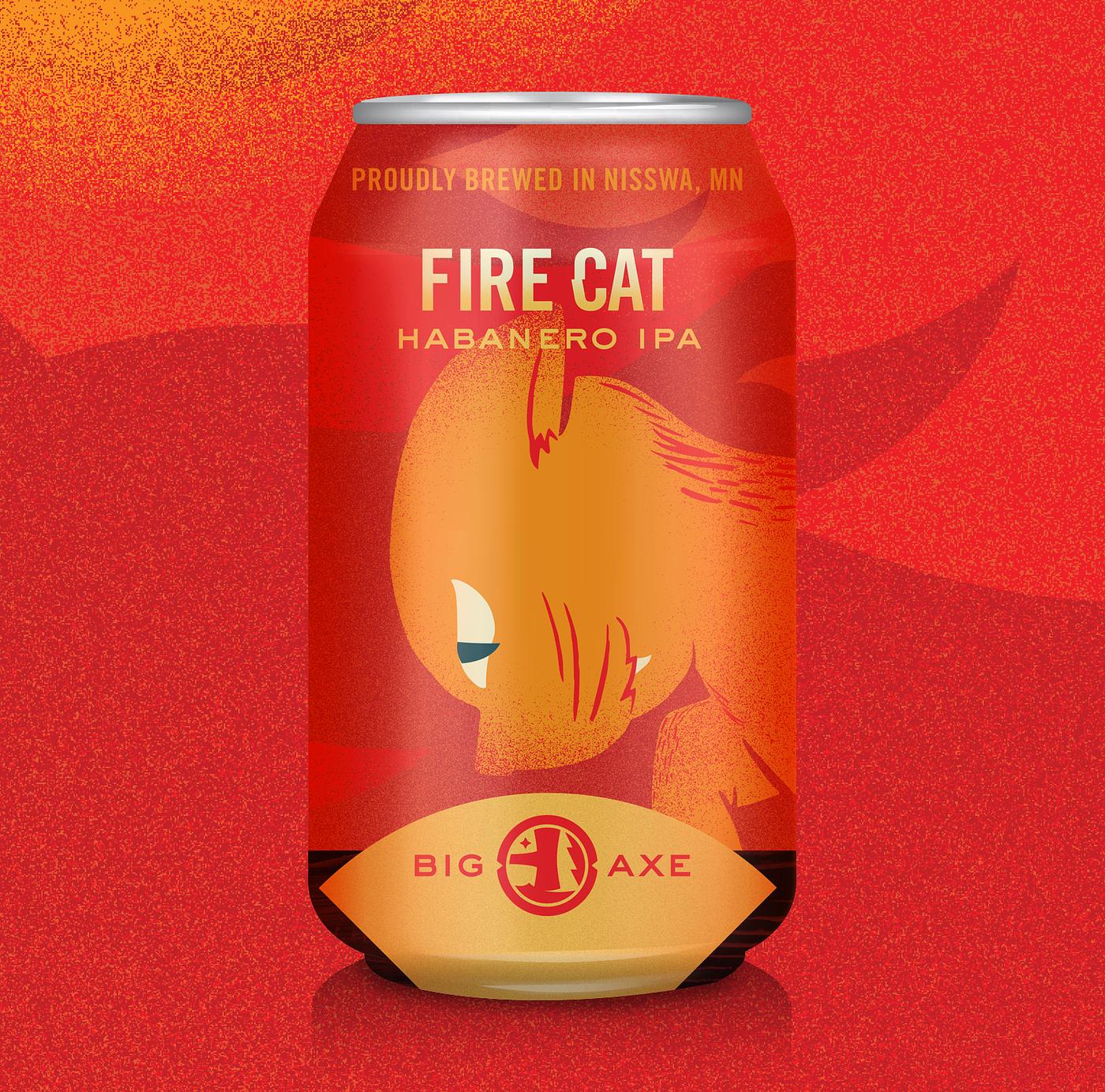 Fire Cat IPA by Big Axe Brewing Company