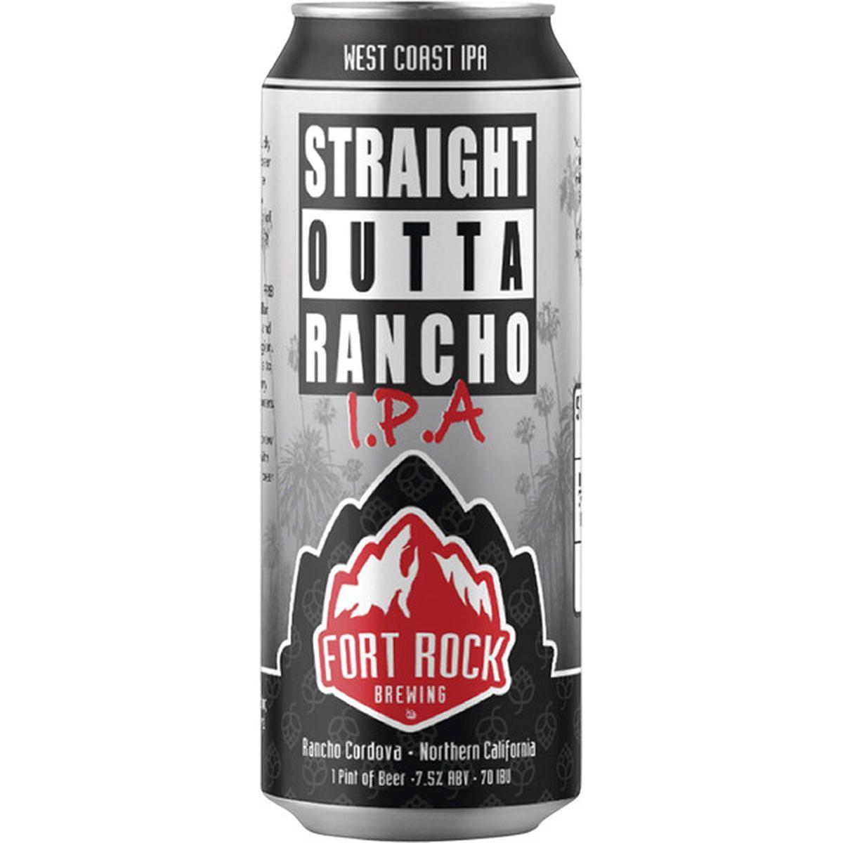 Straight Outta Rancho by Fort Rock Brewing