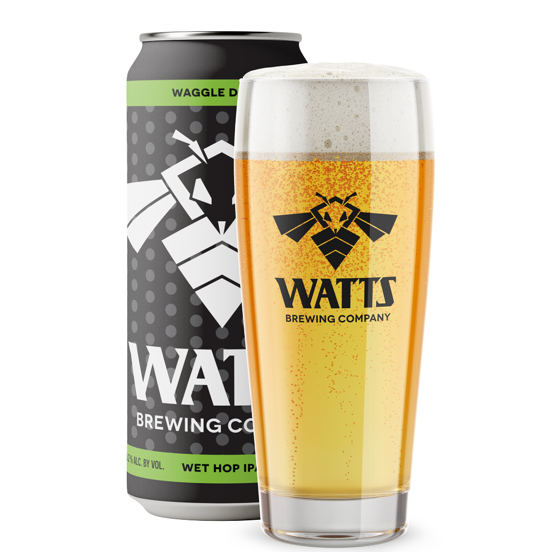 Waggle Dance Wet Hop IPA by Watts Brewing Company