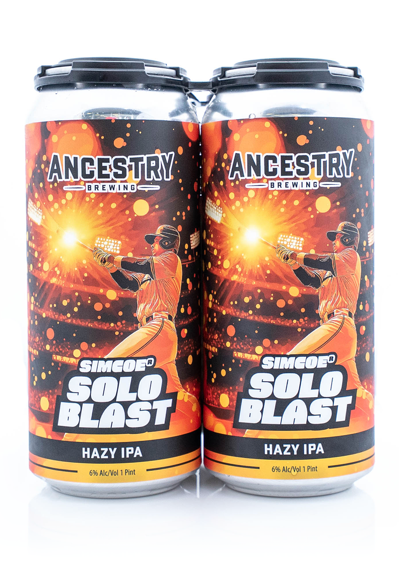 Solo Blast Hazy India Pale Ale by Ancestry Brewery