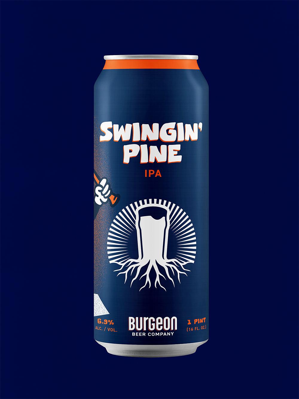 Swingin' Pine IPA by Burgeon Beer Company