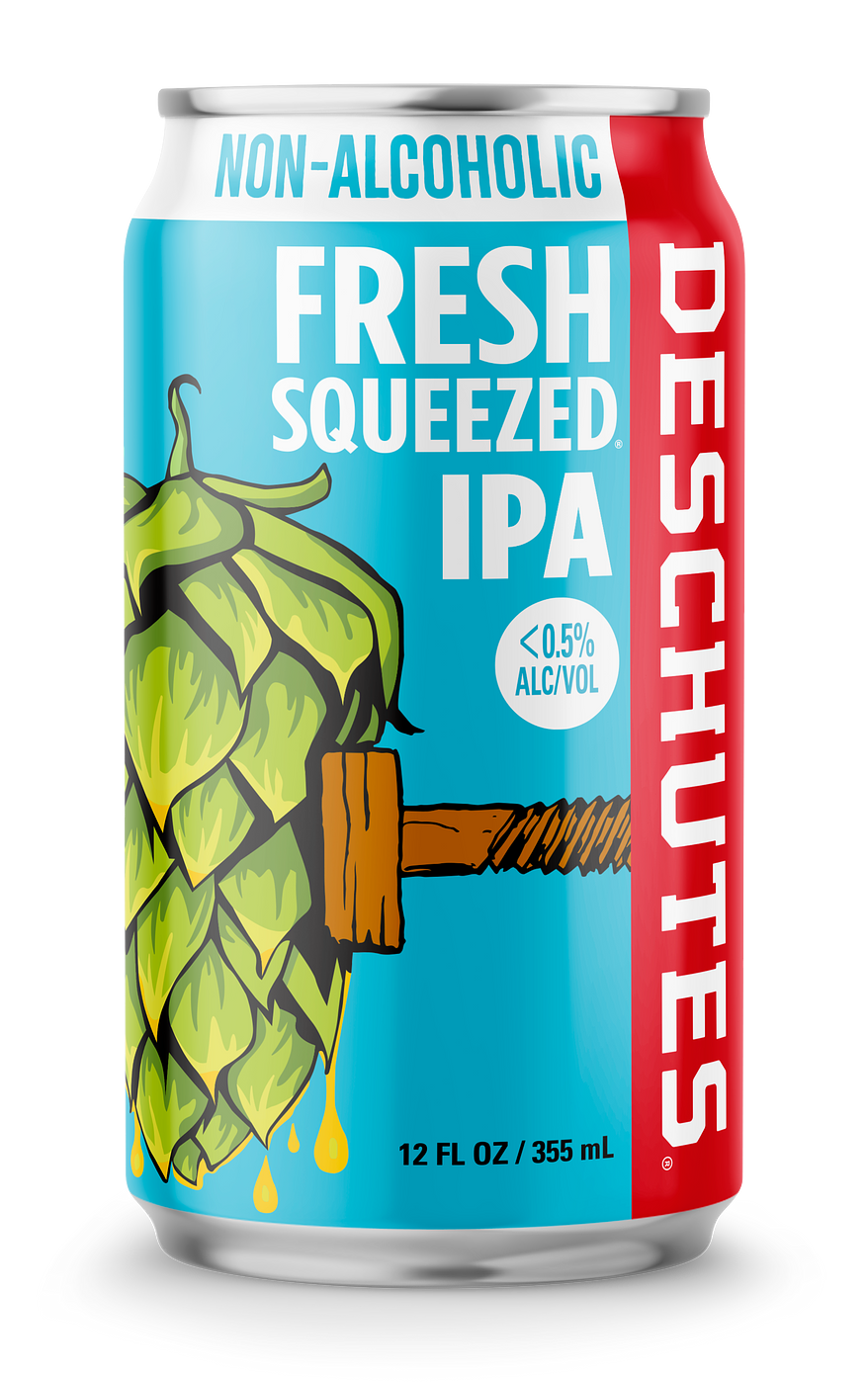 Deschutes Fresh Squeezed N/A IPA by Carbondale Beer Works