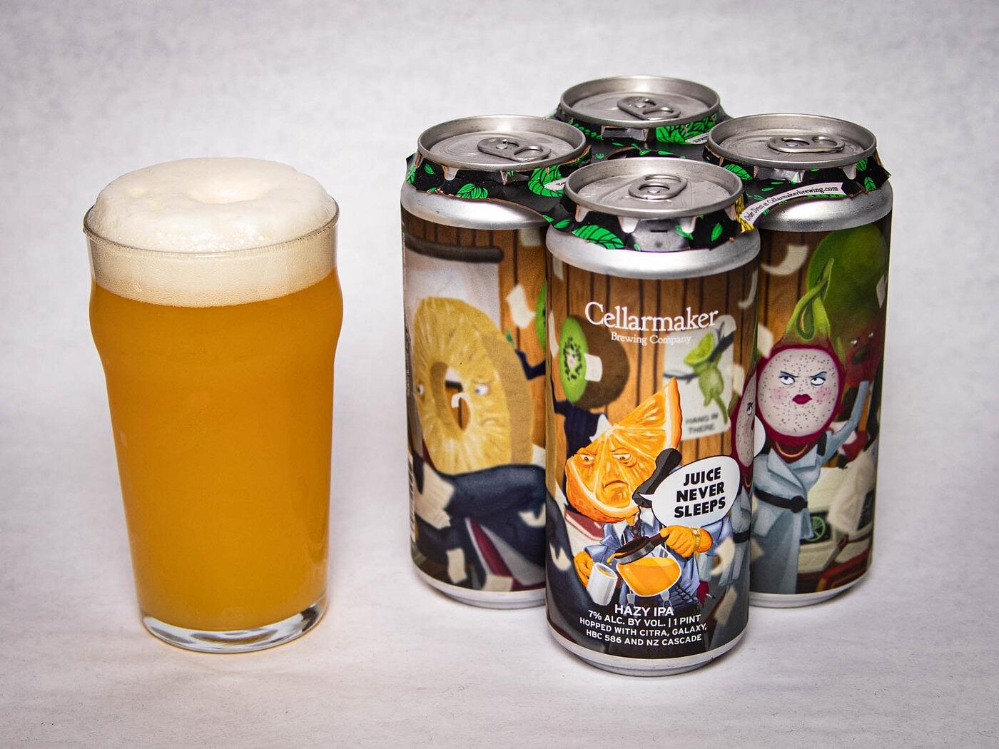 Juice Never Sleeps by Cellarmaker Brewing Company