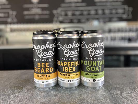 Pineapple Mountain Goat Pineapple IPA by Crooked Goat Brewing