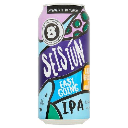 Seisiún Easy Going IPA by Eight Degrees Brewing