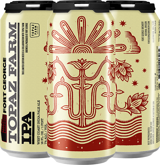 Topaz Farm IPA by Fort George Brewery