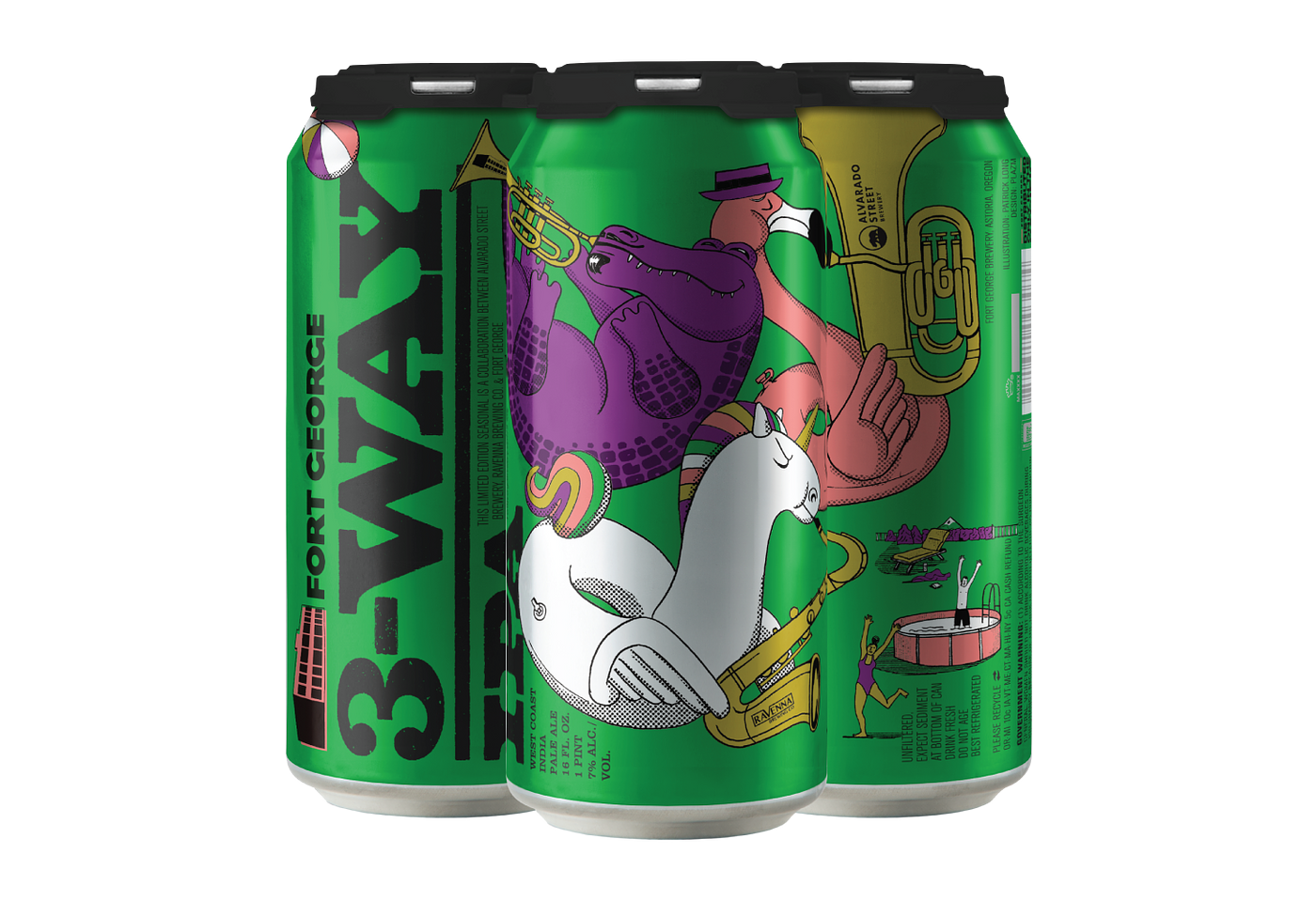 3-Way IPA West Coast by Fort George Brewery