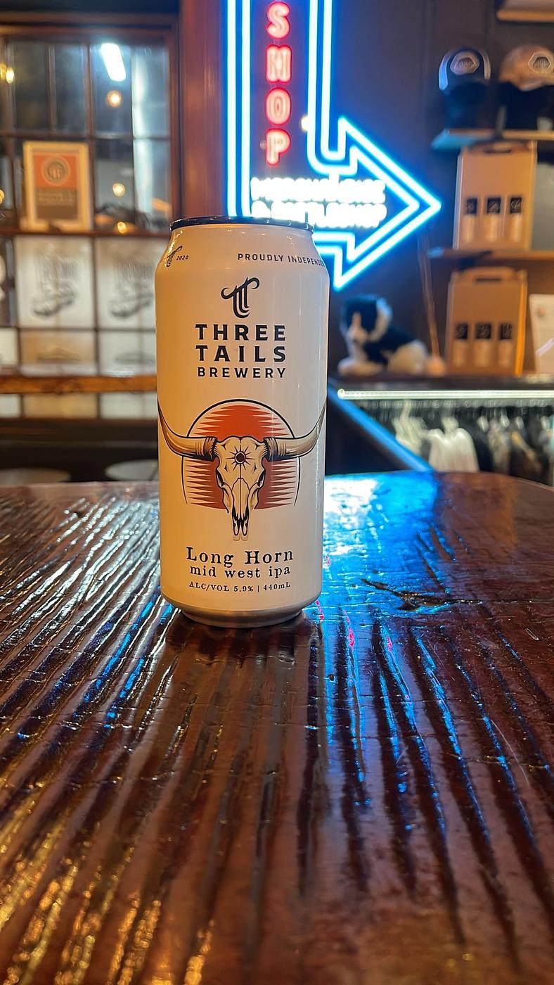 Long Horn Mid West IPA by Three Tails Brewery