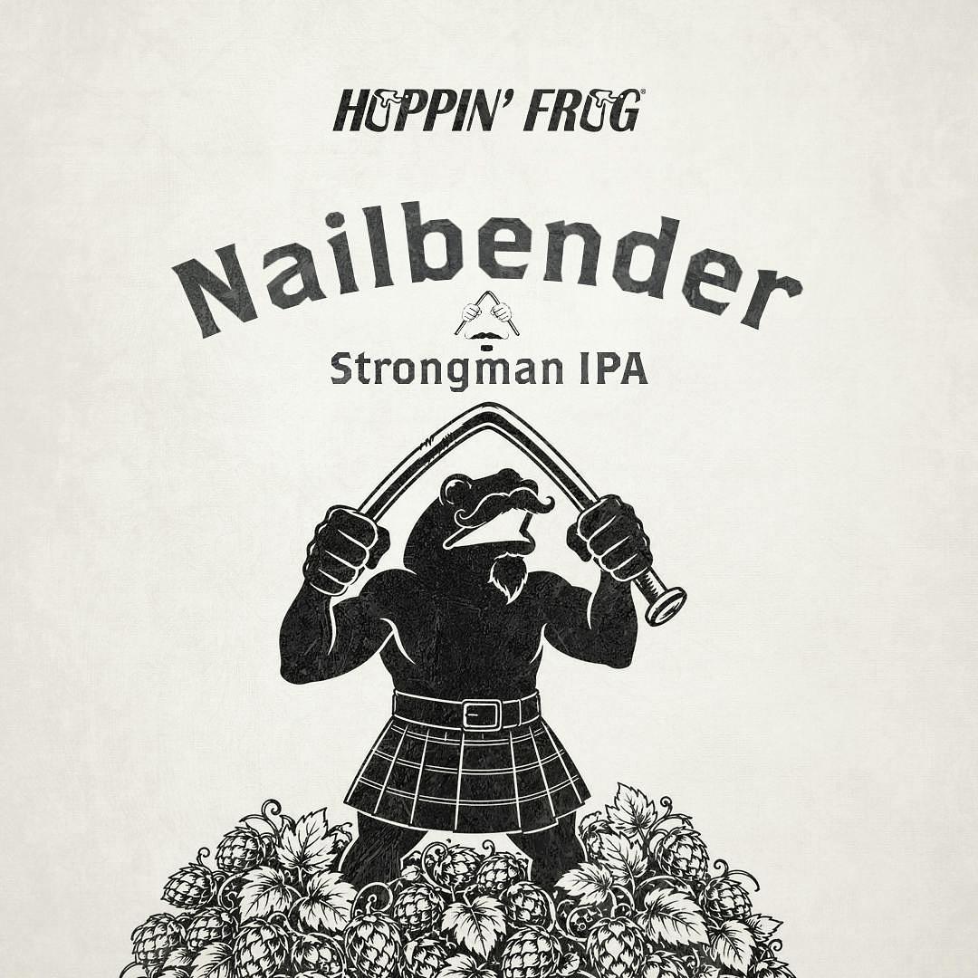 Nailbender Strongman IPA by Hoppin' Frog Brewing Co