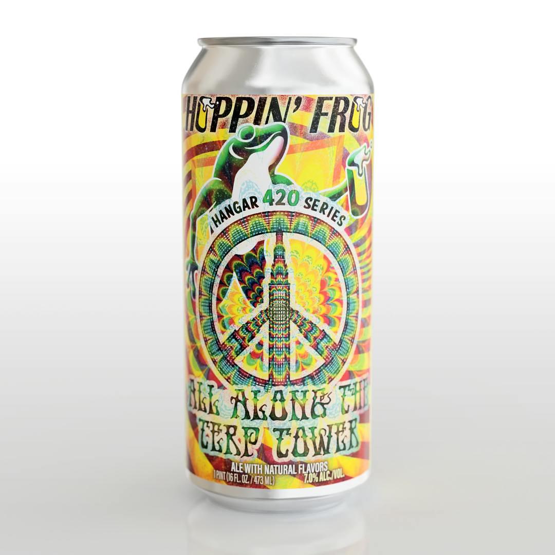 All Along The Terp Tower [Hangar 420 Series] by Hoppin' Frog Brewing Co