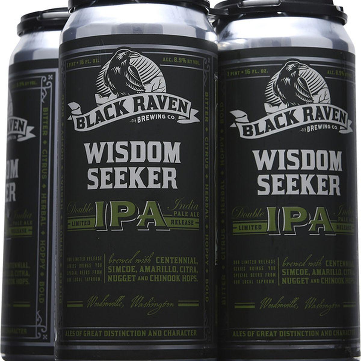 Wisdom Seeker Double IPA by Black Raven Brewing Co
