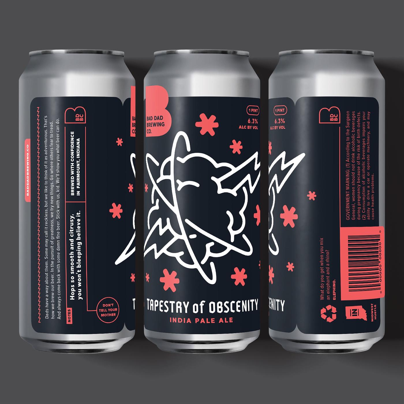 Tapestry of Obscenity by Bad Dad Brewery