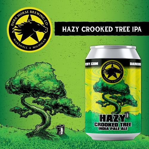 Hazy Crooked Tree IPA by Dark Horse Brewing Co