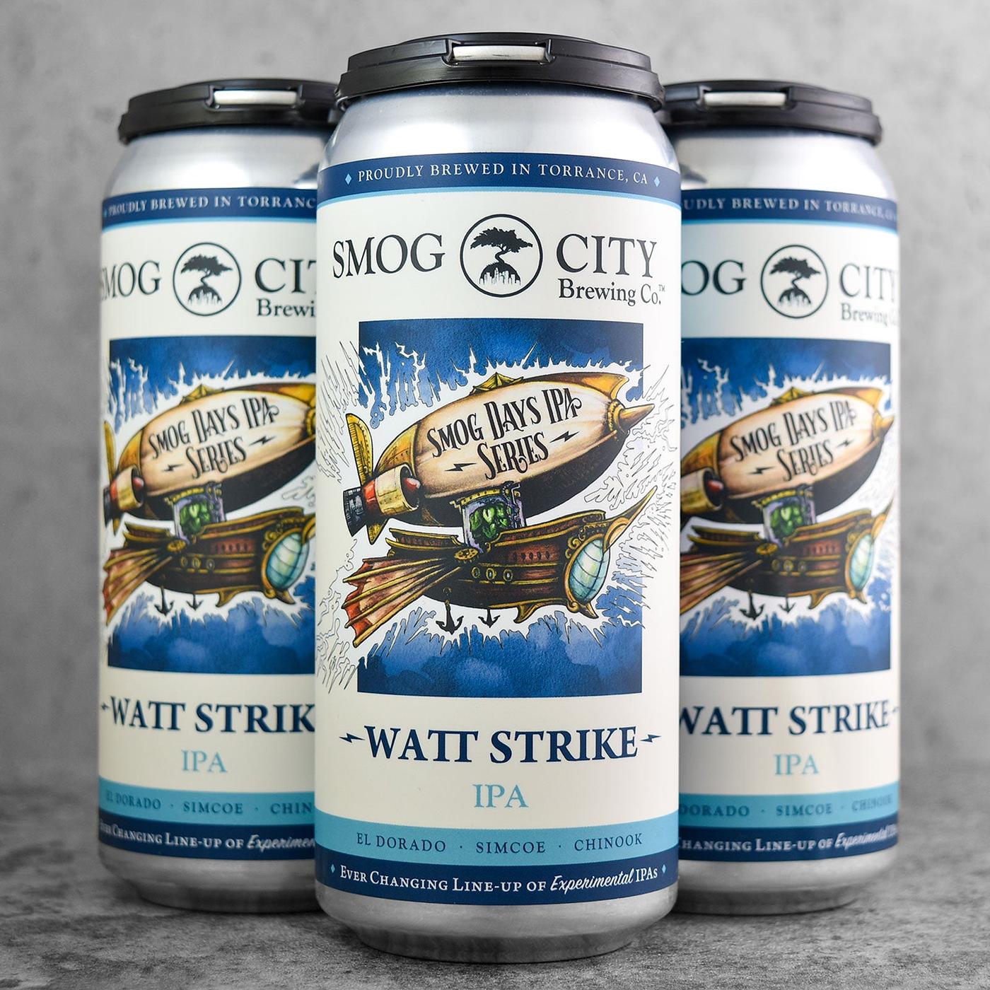 Watt Strike Hazy IPA by Smog City Brewing Wood Cellar