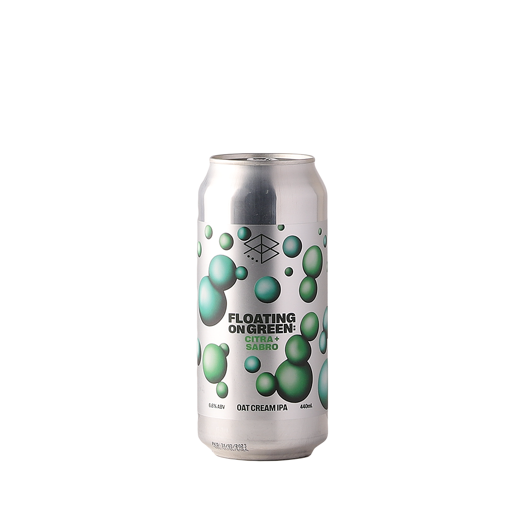 Floating on Green: Idaho 7 - Oat Cream IPA by Rock & Ranges Brewing Co-Op
