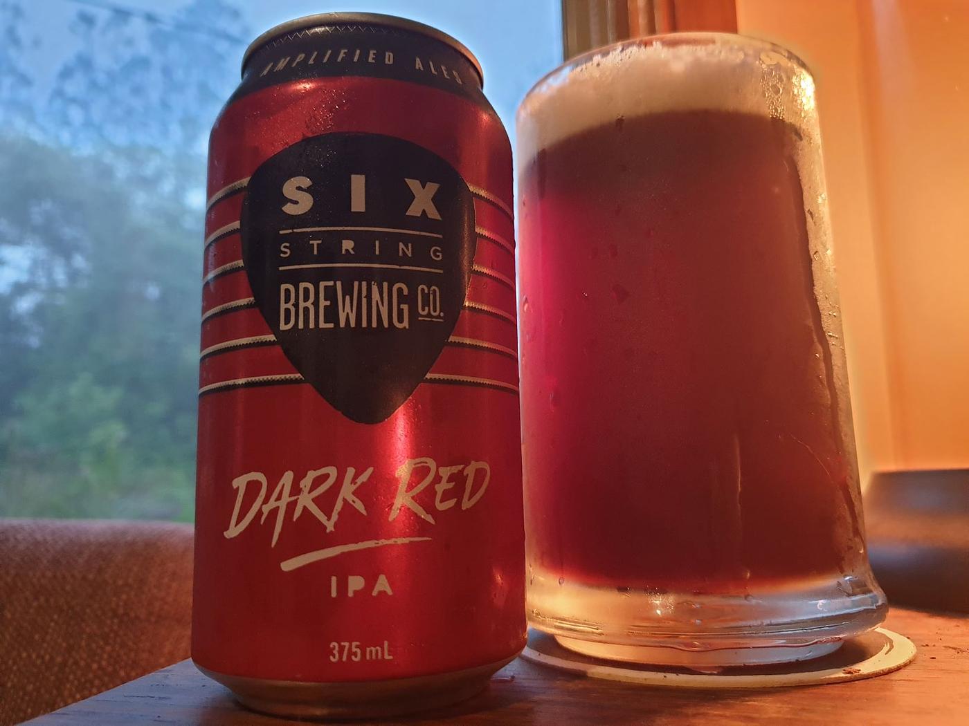 Six String Brewing Dark Red IPA by Six String Brewing Co